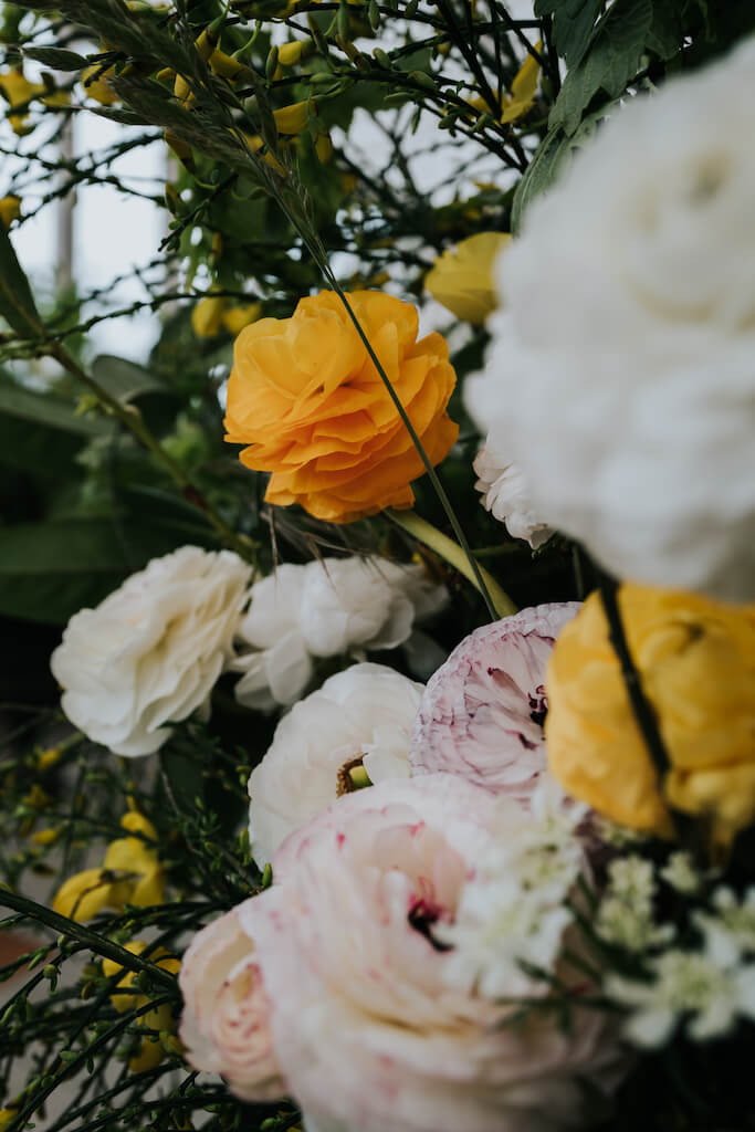 Fleurs françaises bouquet mariage